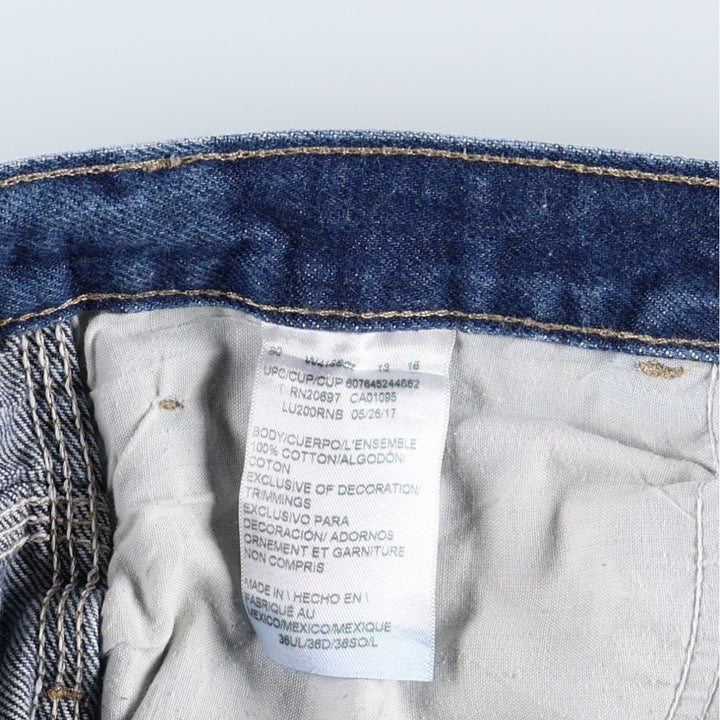 Dickies denim painter pants for men, equivalent to W37 cotton blue type Vintage Second Hand