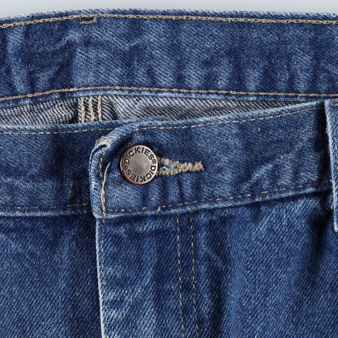 Dickies denim painter pants for men, equivalent to W37 cotton blue type Vintage Second Hand