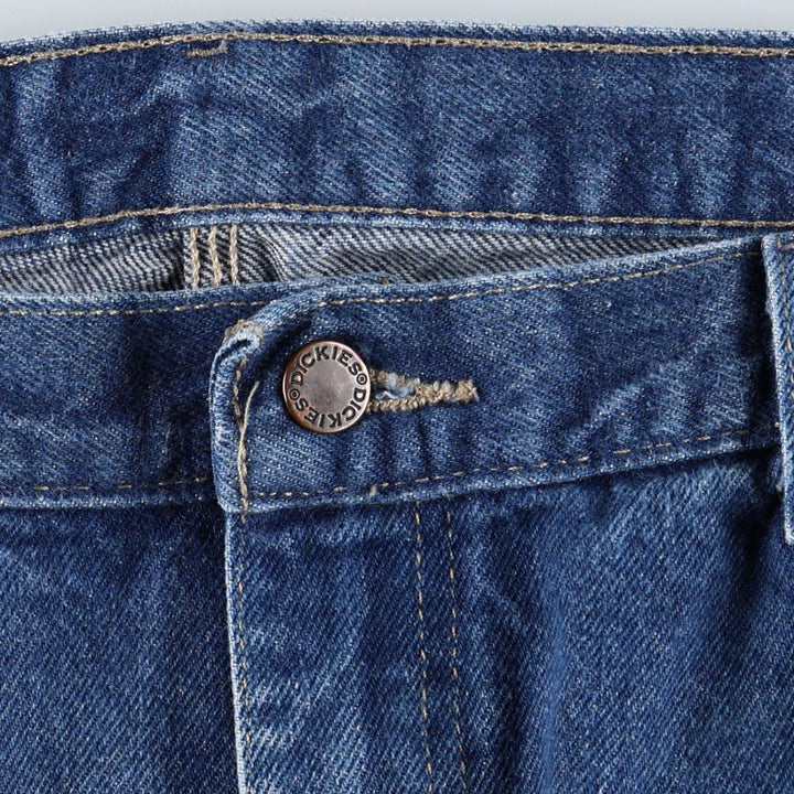 Dickies denim painter pants for men, equivalent to W37 cotton blue type Vintage Second Hand