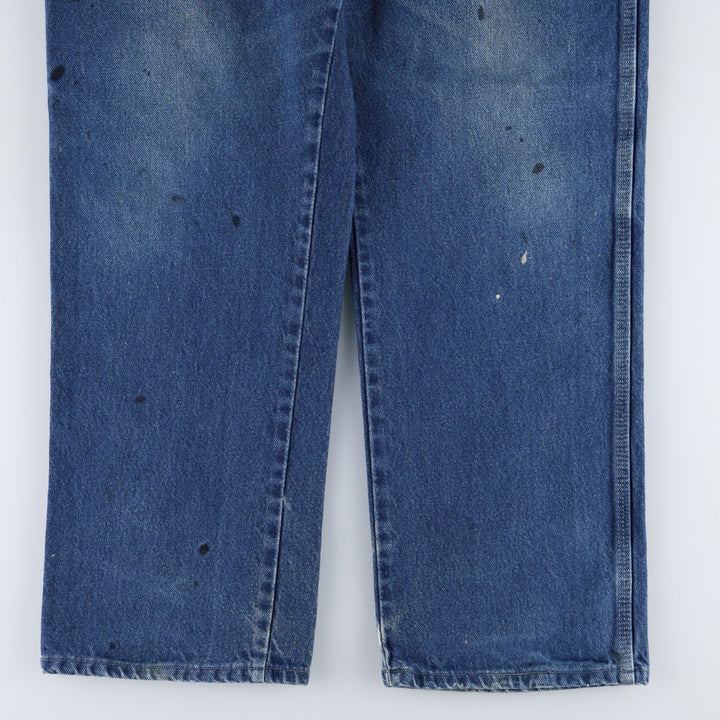 Dickies denim painter pants for men, equivalent to W37 cotton blue type Vintage Second Hand