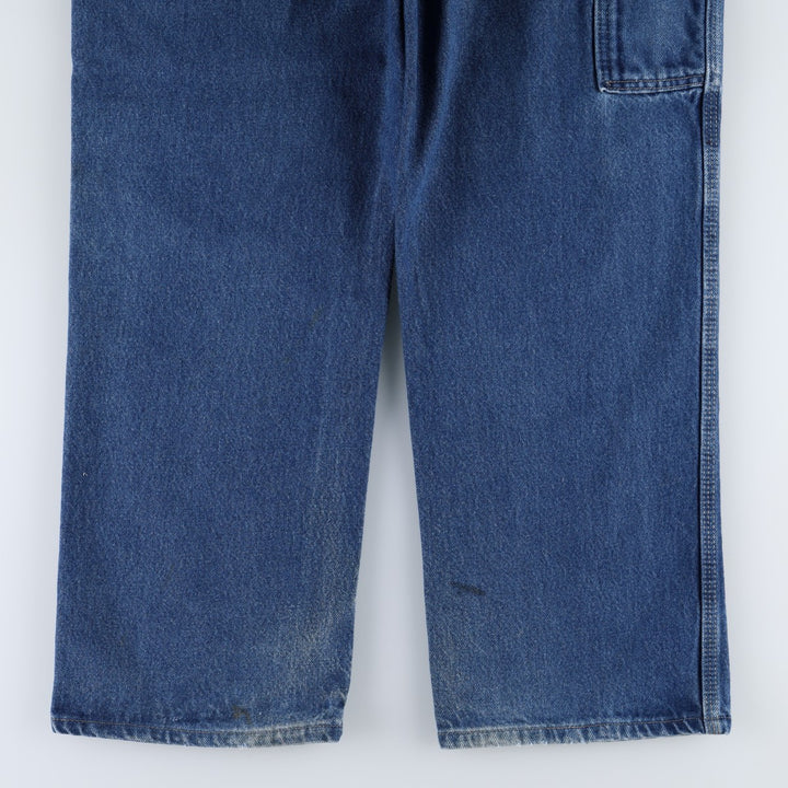 Dickies denim painter pants for men, equivalent to W37 cotton blue type Vintage Second Hand