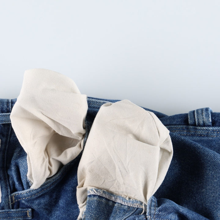 Dickies denim painter pants for men, equivalent to W37 cotton blue type Vintage Second Hand