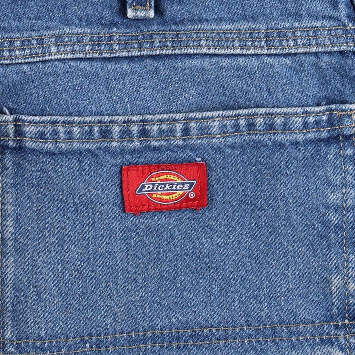 Dickies denim painter pants for men, equivalent to W32 cotton blue type Vintage Second Hand