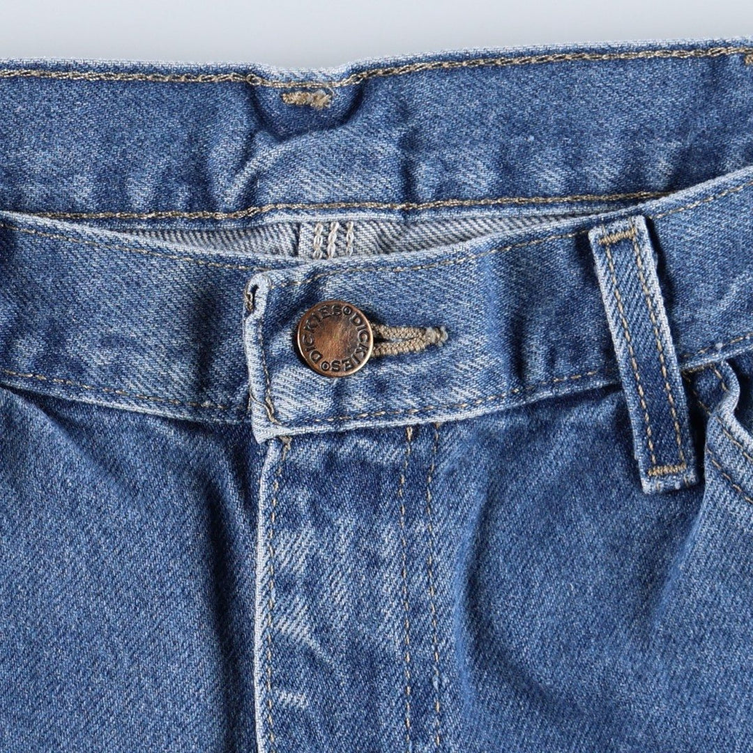 Dickies denim painter pants for men, equivalent to W32 cotton blue type Vintage Second Hand