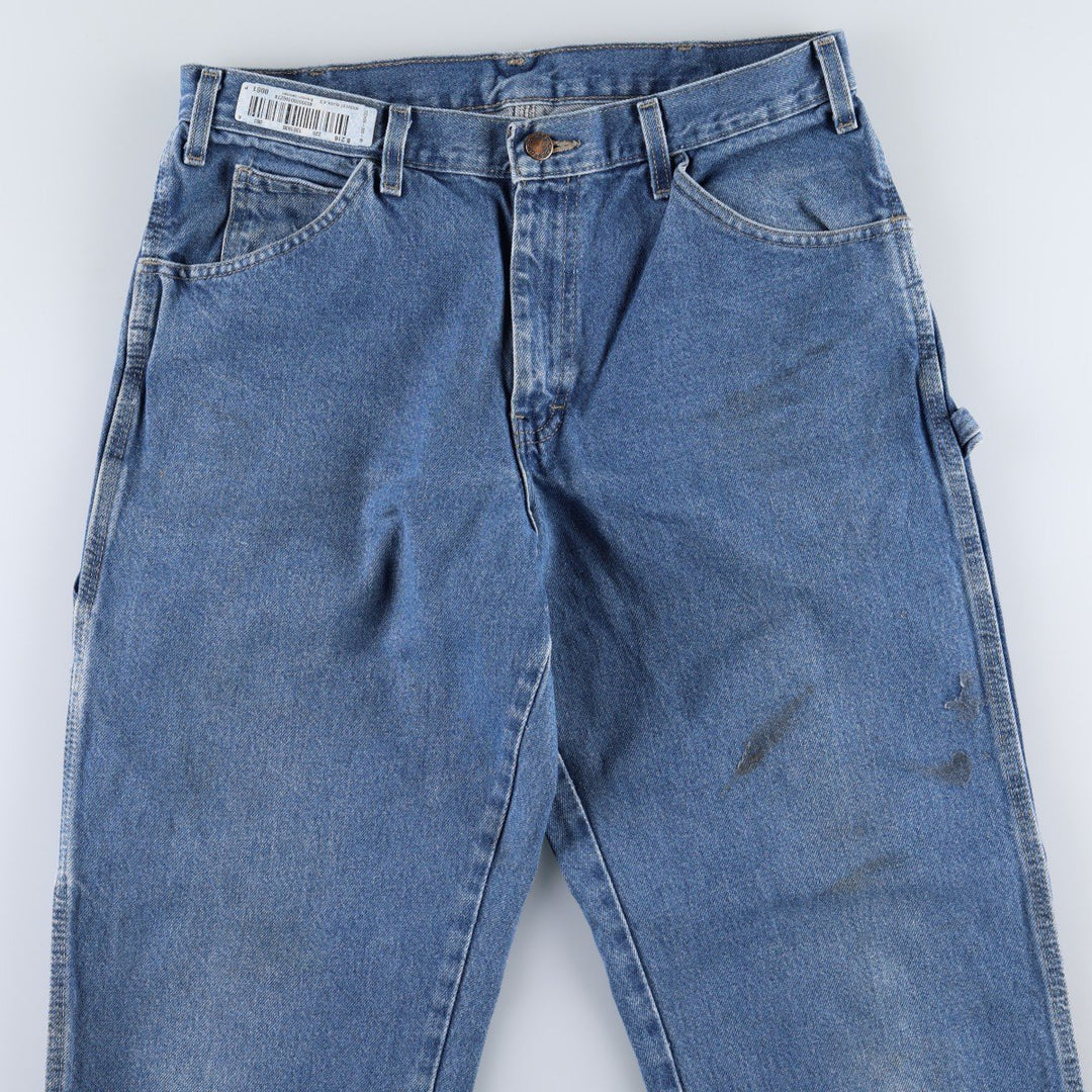Dickies denim painter pants for men, equivalent to W32 cotton blue type Vintage Second Hand