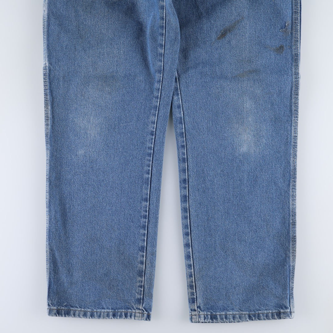 Dickies denim painter pants for men, equivalent to W32 cotton blue type Vintage Second Hand