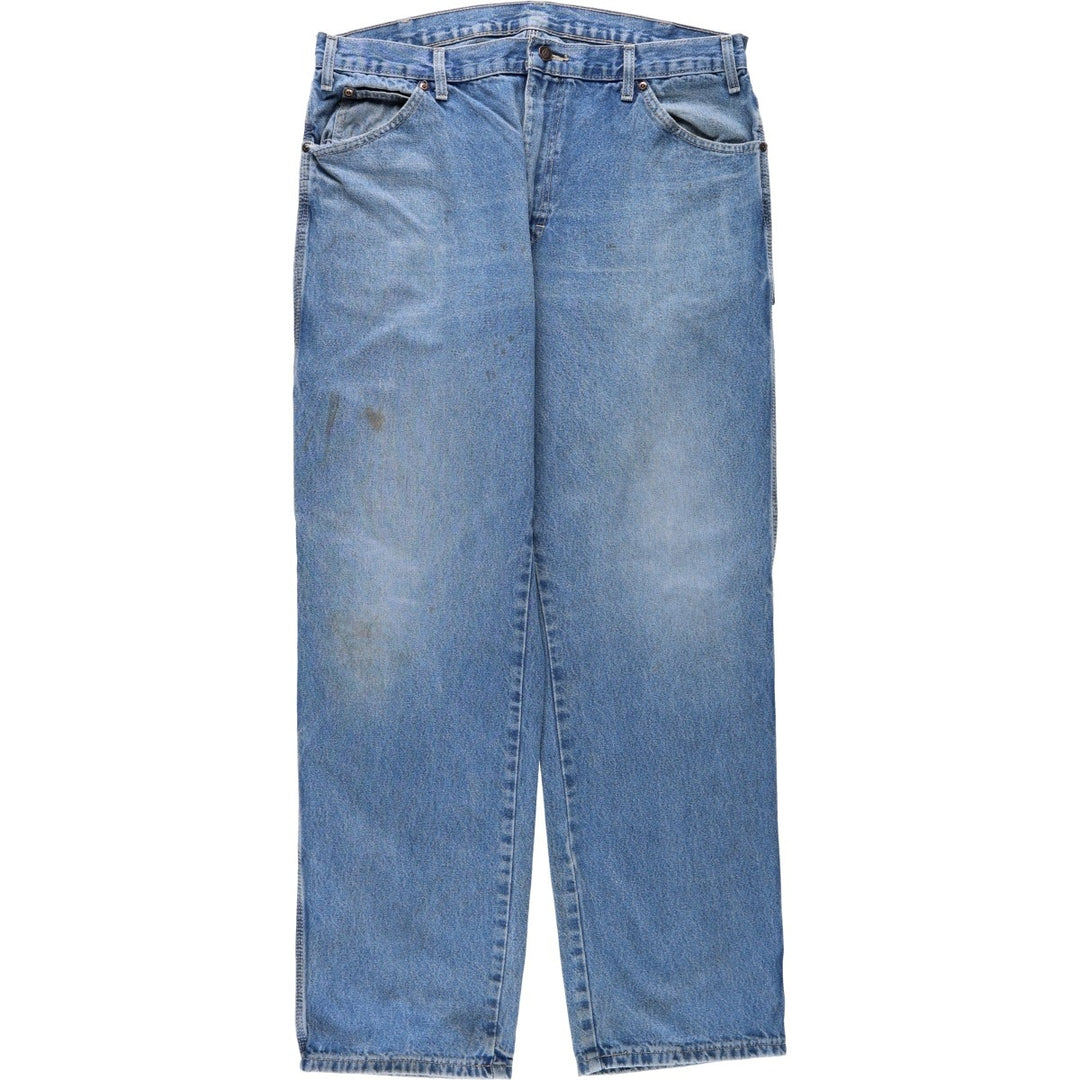 Dickies denim painter pants for men, equivalent to W37 cotton blue type Vintage Second Hand