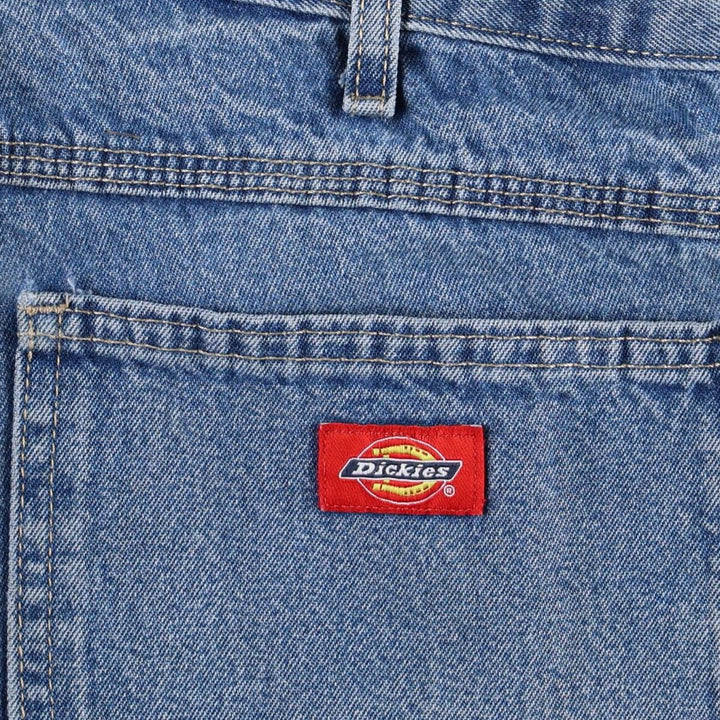 Dickies denim painter pants for men, equivalent to W37 cotton blue type Vintage Second Hand