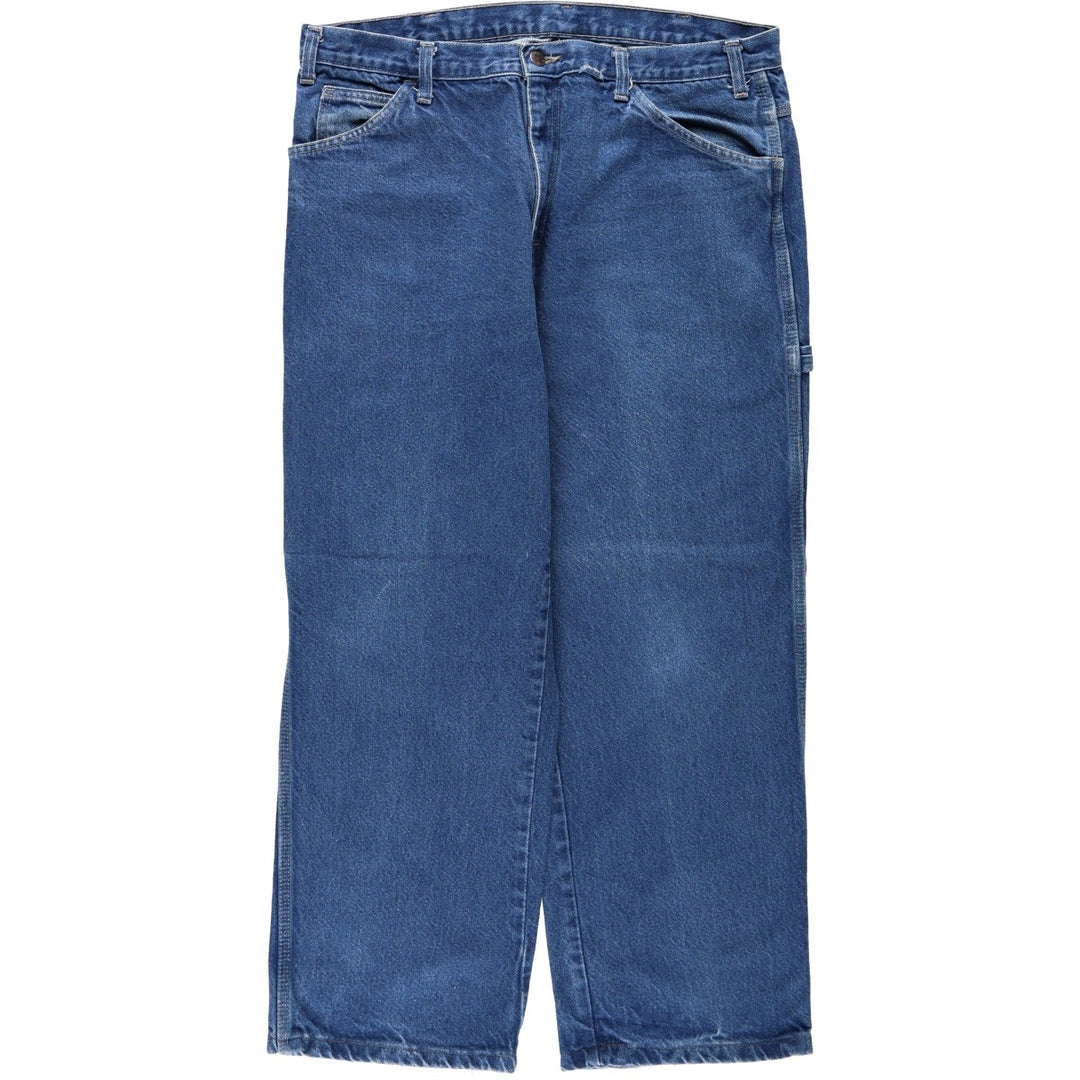 Dickies denim painter pants for men, equivalent to W37 cotton blue type Vintage Second Hand