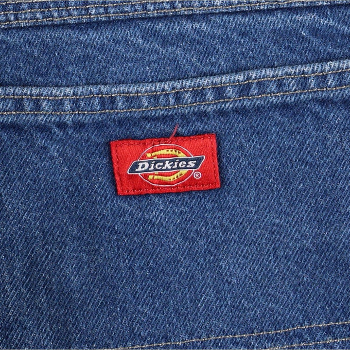 Dickies denim painter pants for men, equivalent to W37 cotton blue type Vintage Second Hand