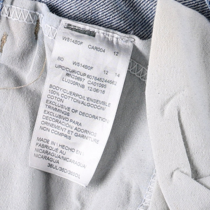 Dickies denim painter pants for men, equivalent to W37 cotton blue type Vintage Second Hand
