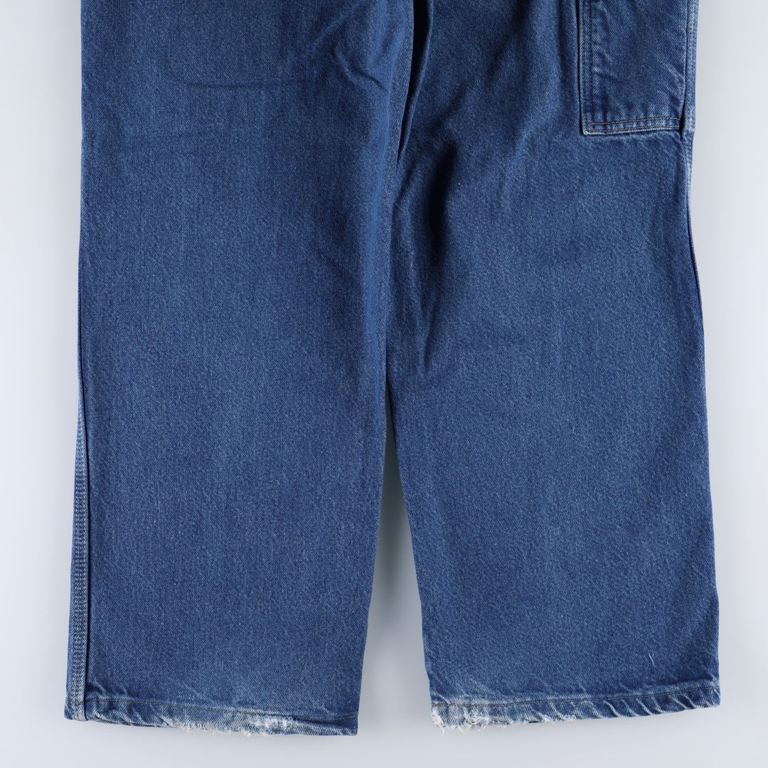 Dickies denim painter pants for men, equivalent to W37 cotton blue type Vintage Second Hand
