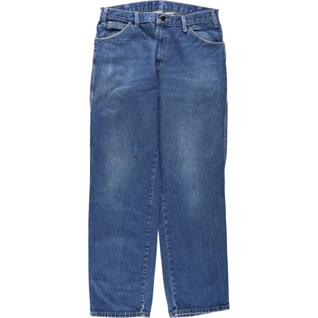 Dickies denim painter pants for men, equivalent to W35 cotton blue type Vintage Second Hand