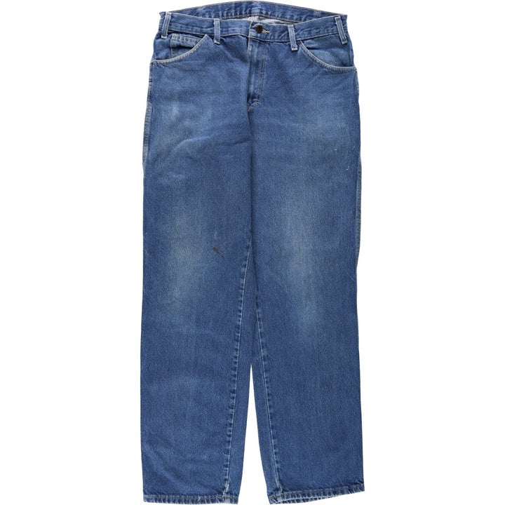 Dickies denim painter pants for men, equivalent to W35 cotton blue type Vintage Second Hand