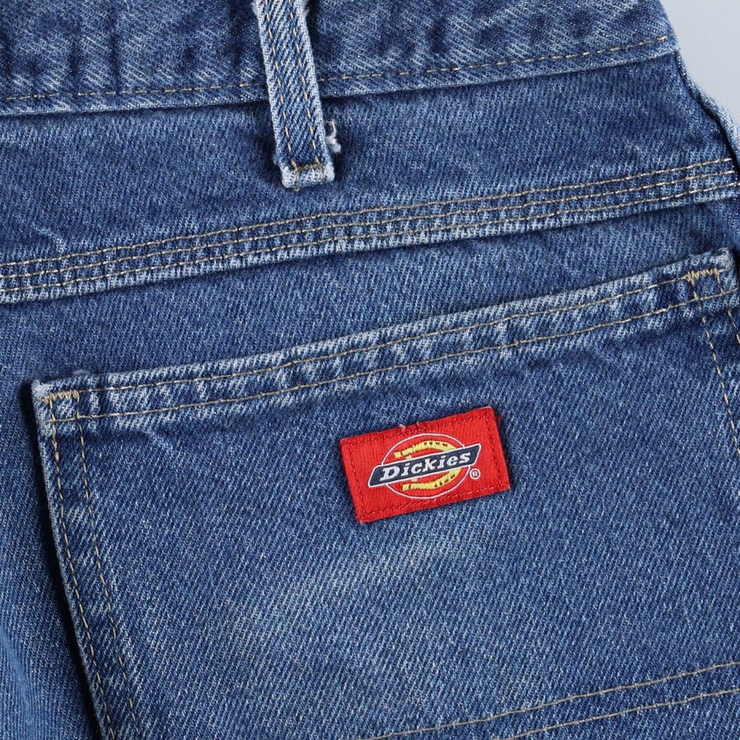 Dickies denim painter pants for men, equivalent to W35 cotton blue type Vintage Second Hand