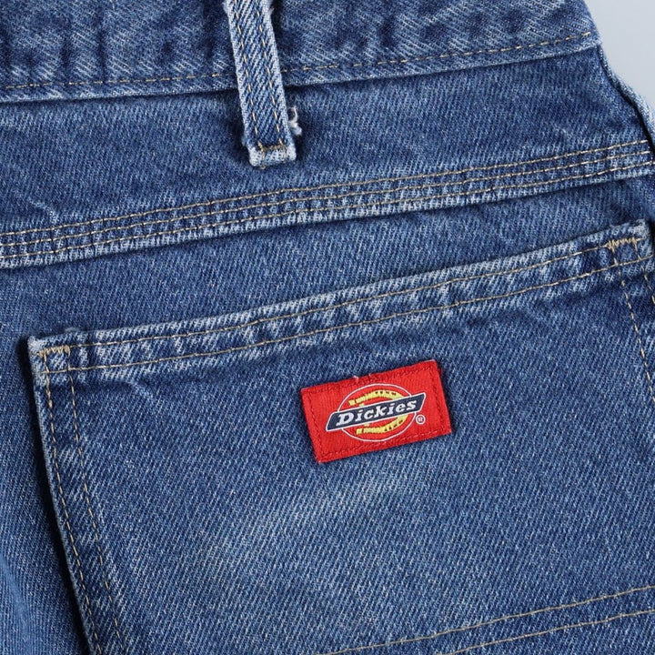Dickies denim painter pants for men, equivalent to W35 cotton blue type Vintage Second Hand