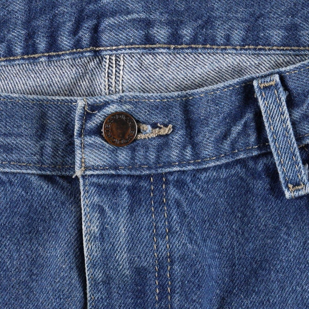 Dickies denim painter pants for men, equivalent to W35 cotton blue type Vintage Second Hand