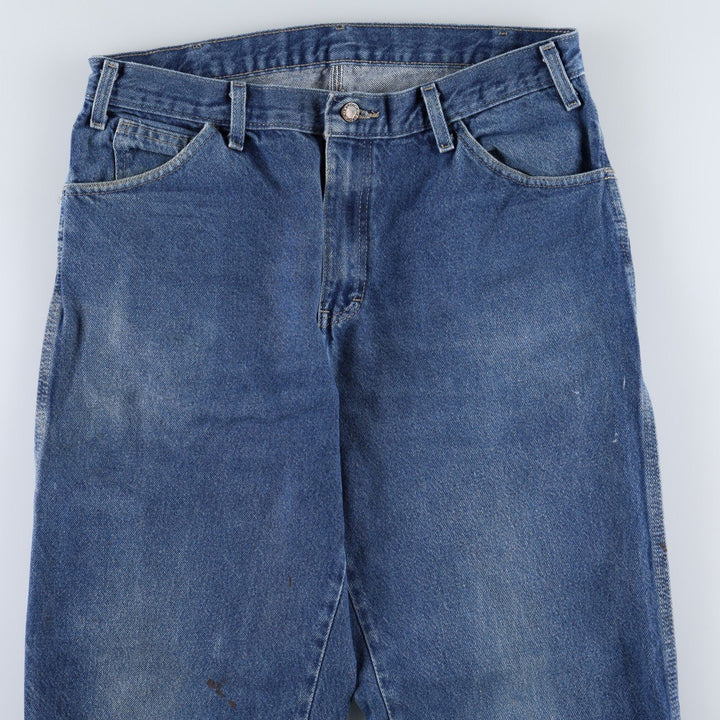Dickies denim painter pants for men, equivalent to W35 cotton blue type Vintage Second Hand