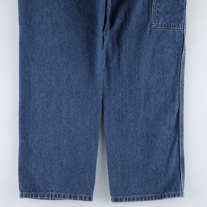 Dickies denim painter pants for men, equivalent to W38 cotton blue type Vintage Second Hand