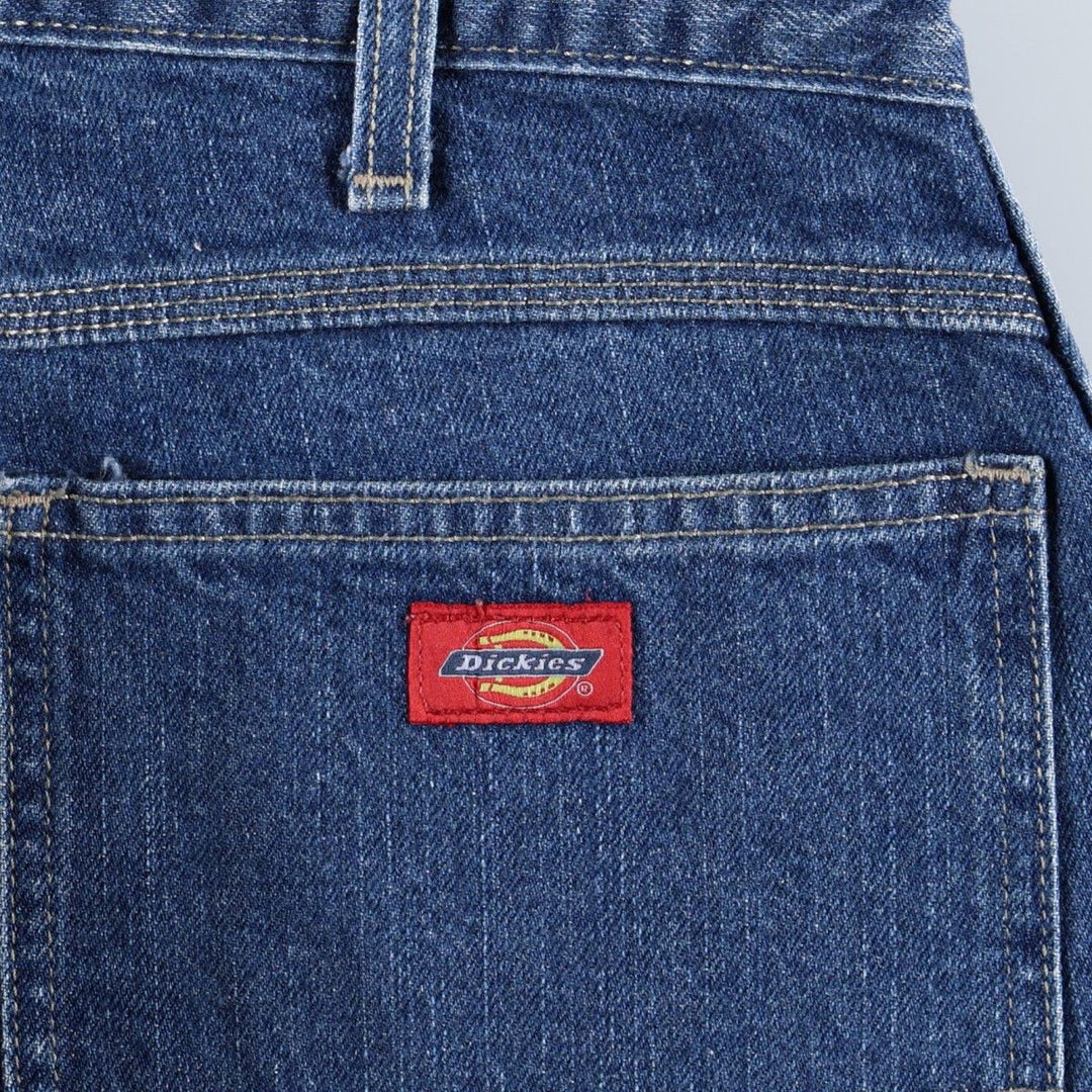 Dickies denim painter pants for men, equivalent to W34 cotton blue type Vintage Second Hand