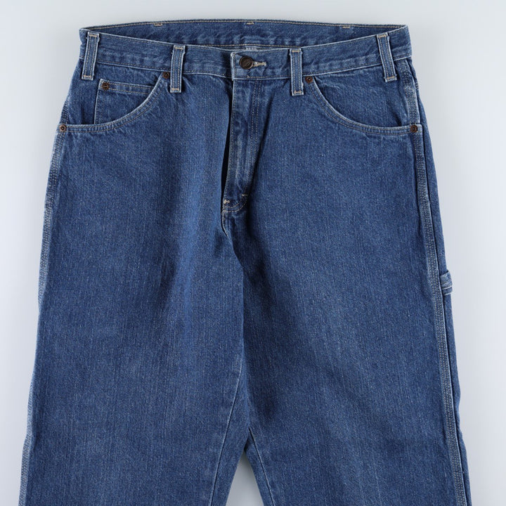 Dickies denim painter pants for men, equivalent to W34 cotton blue type Vintage Second Hand