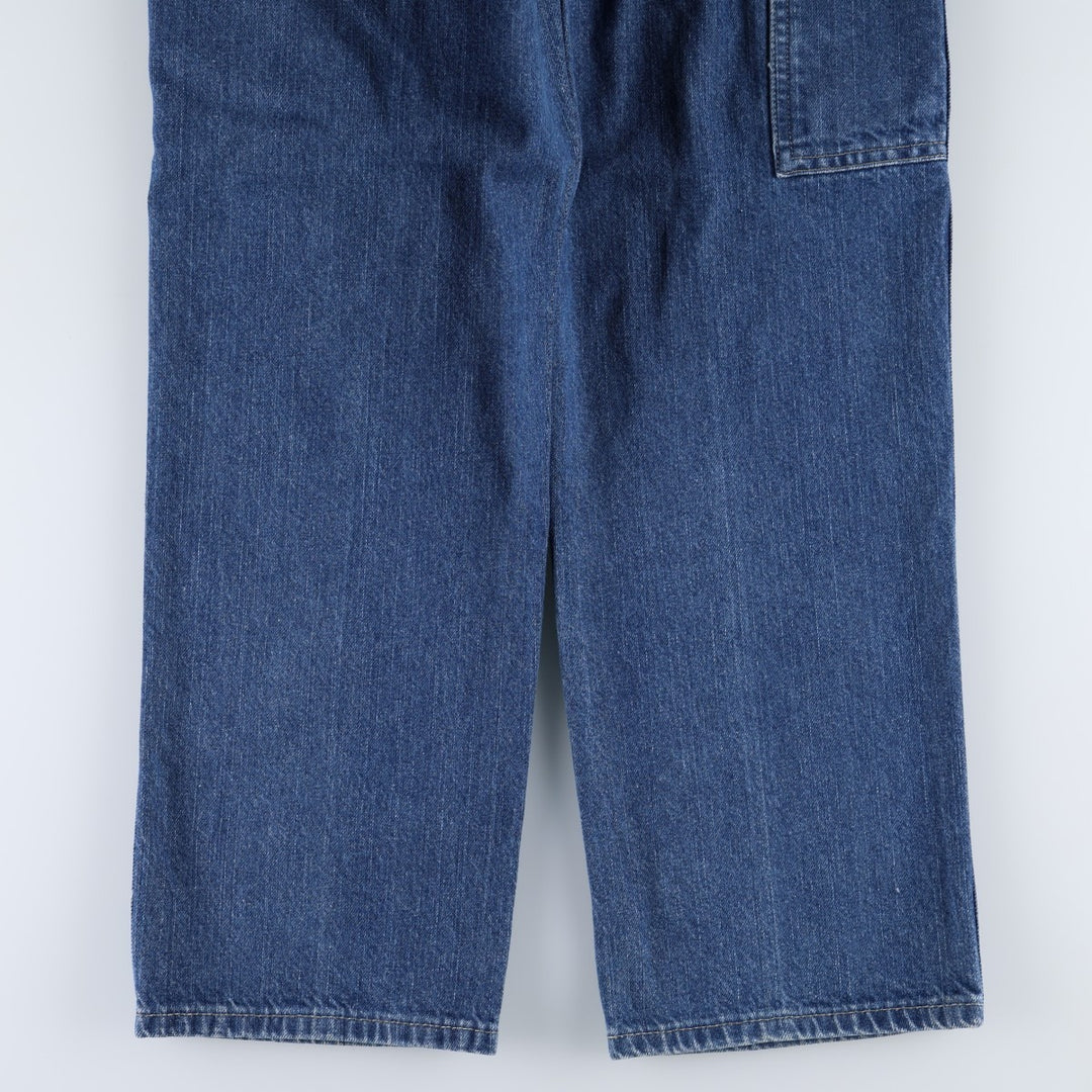 Dickies denim painter pants for men, equivalent to W34 cotton blue type Vintage Second Hand
