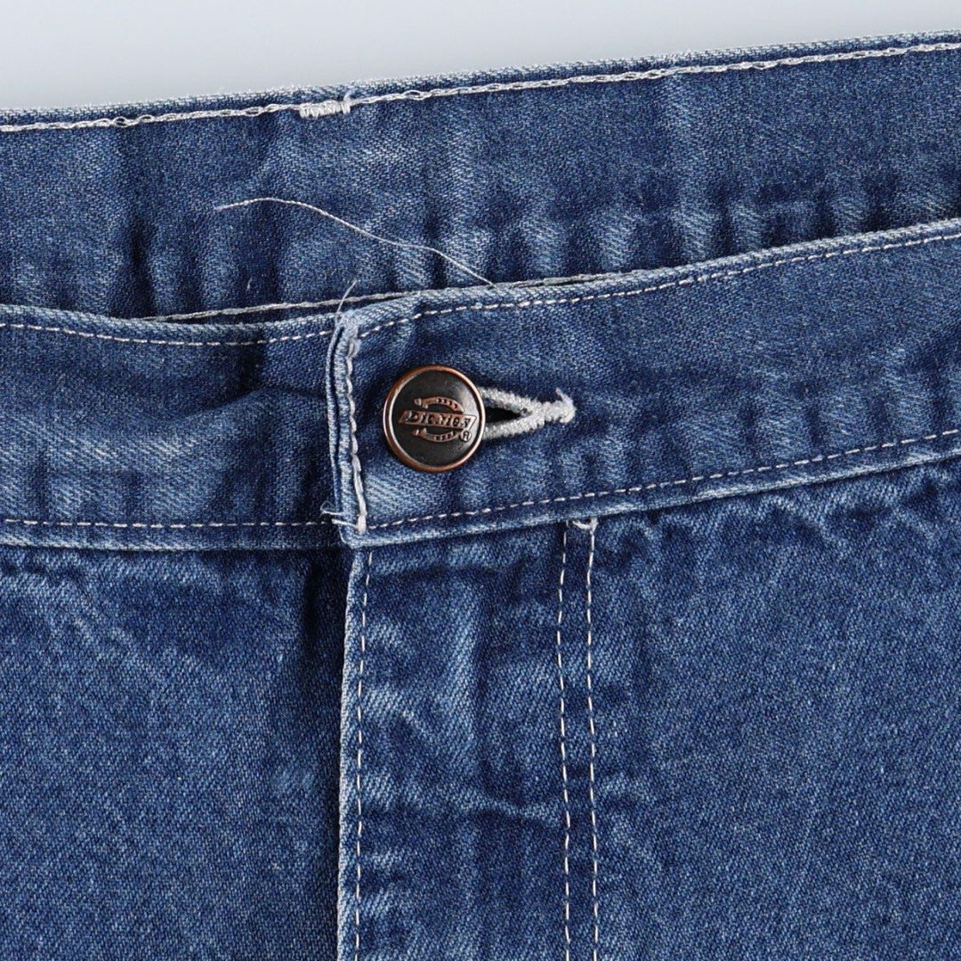 Dickies denim painter pants for men, equivalent to W37 unclear blue type Vintage Second Hand
