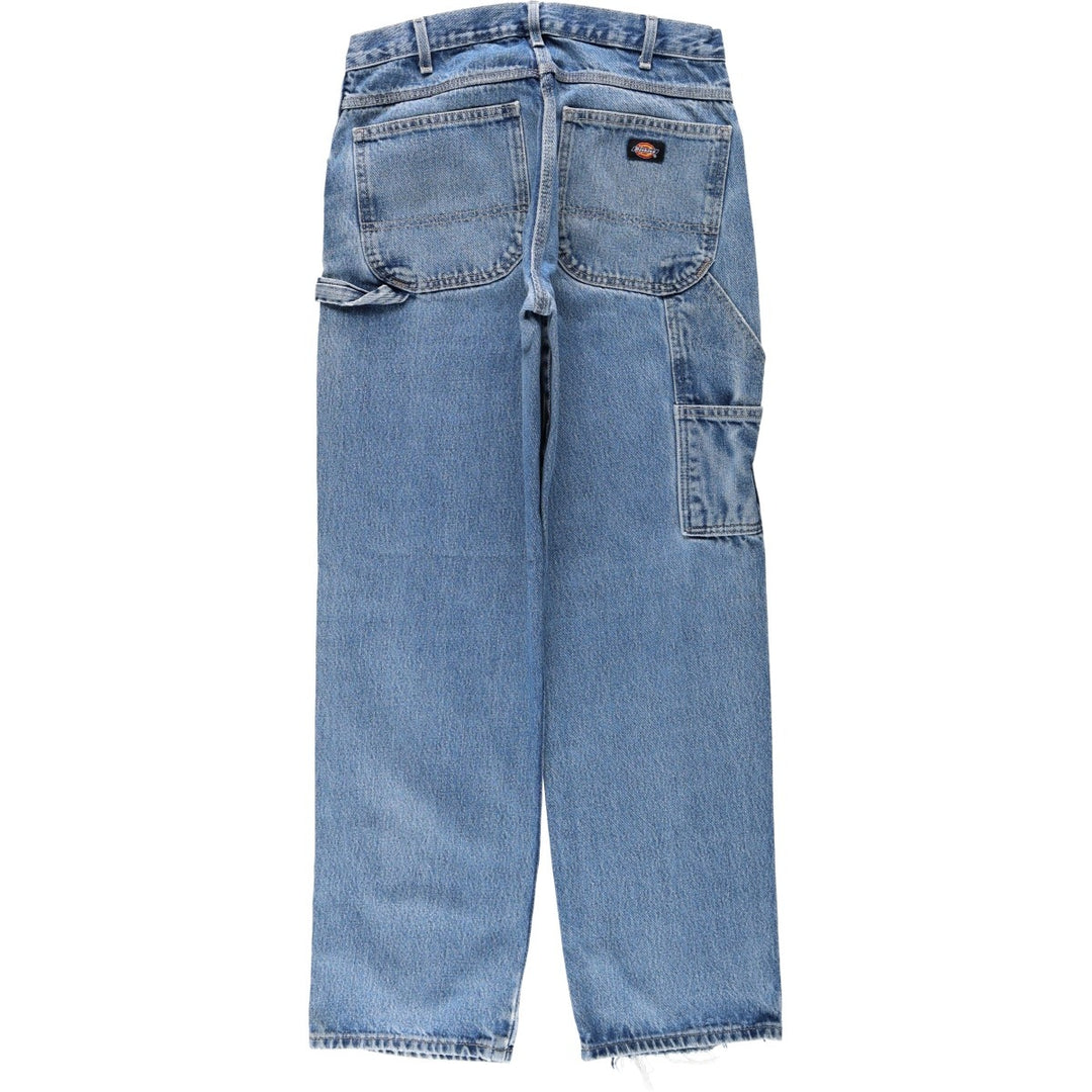 Dickies Relaxed Fit Denim Painter Pants, Men's Size W32 (approx.) cotton blue type Vintage Second Hand