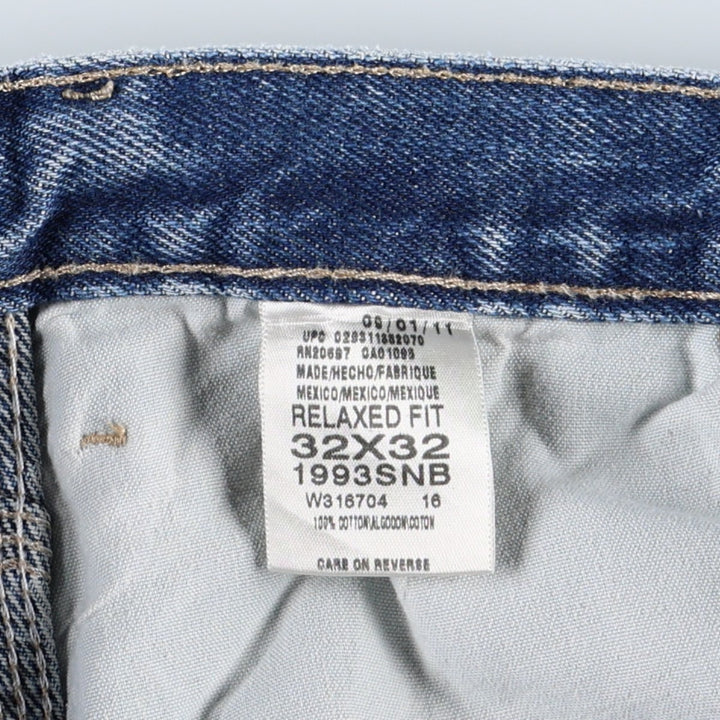 Dickies Relaxed Fit Denim Painter Pants, Men's Size W32 (approx.) cotton blue type Vintage Second Hand