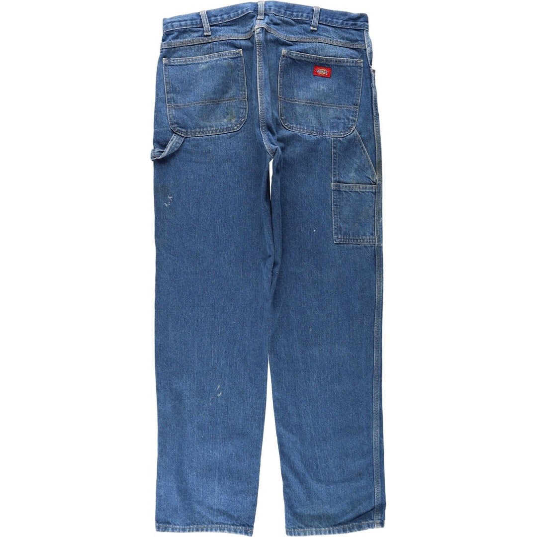 Dickies denim painter pants for men, equivalent to W39 cotton blue type Vintage Second Hand