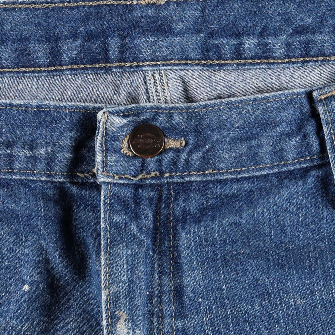 Dickies denim painter pants for men, equivalent to W39 cotton blue type Vintage Second Hand