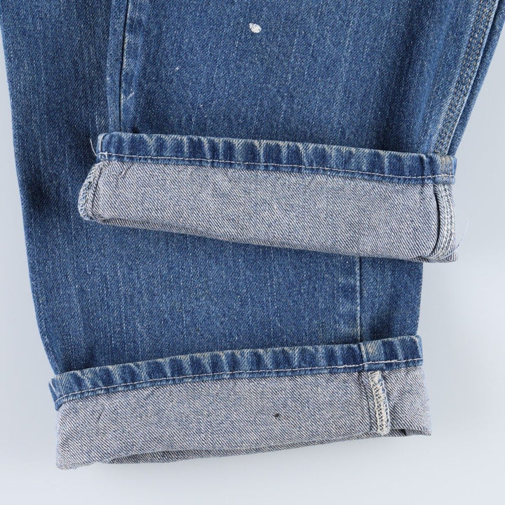 Dickies denim painter pants for men, equivalent to W39 cotton blue type Vintage Second Hand
