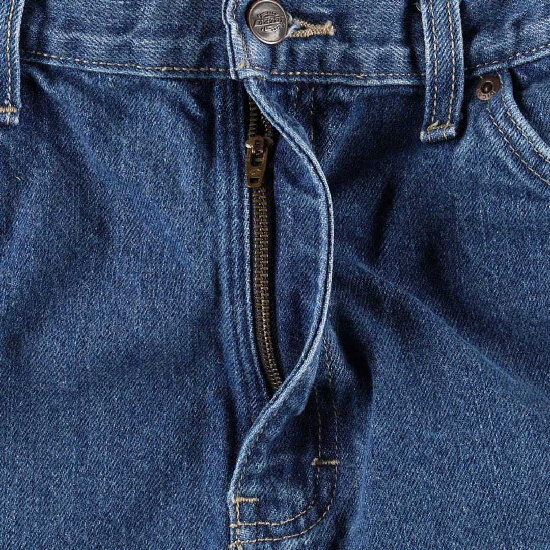 Dickies denim painter pants for men, equivalent to W34 cotton blue type Vintage Second Hand