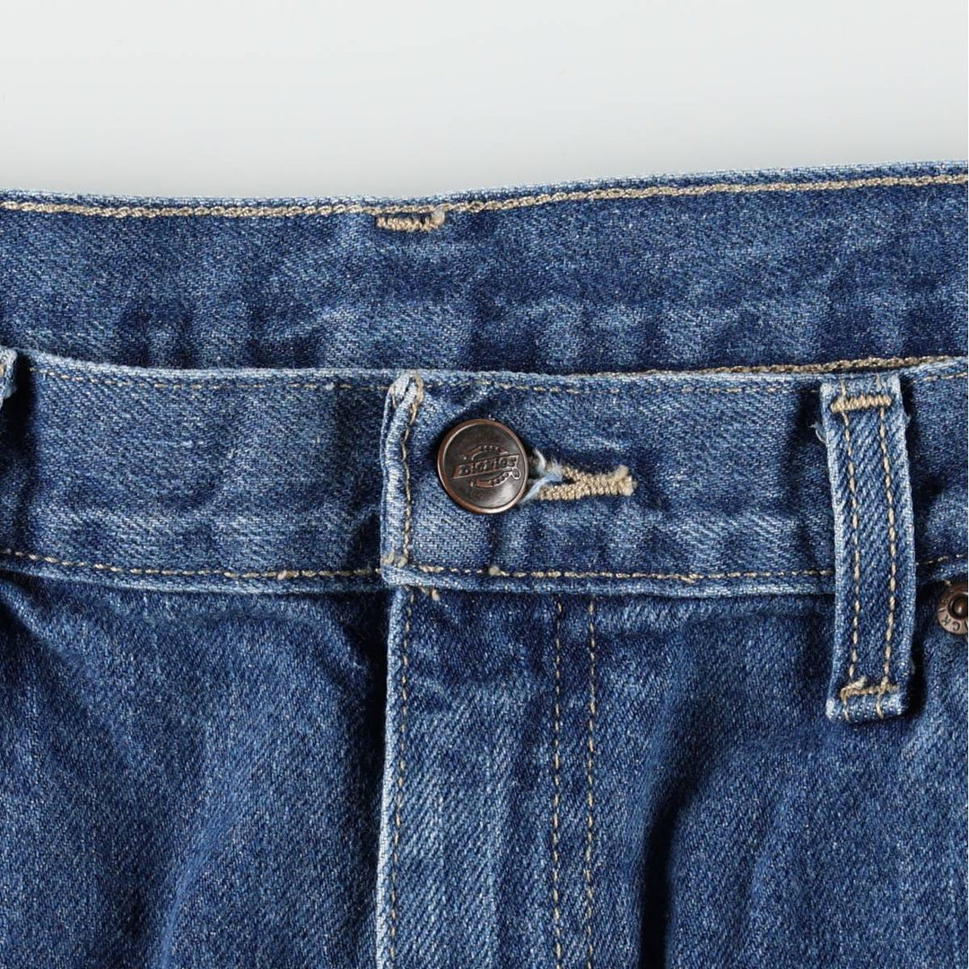 Dickies denim painter pants for men, equivalent to W34 cotton blue type Vintage Second Hand