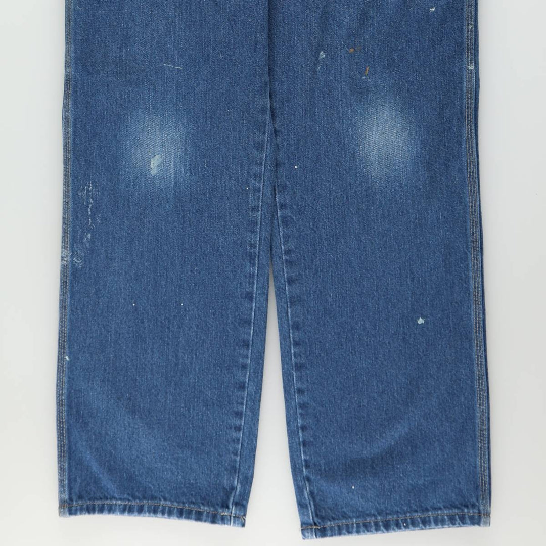 Dickies denim painter pants for men, equivalent to W34 cotton blue type Vintage Second Hand