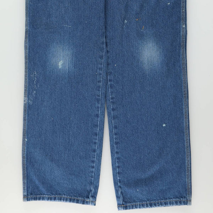 Dickies denim painter pants for men, equivalent to W34 cotton blue type Vintage Second Hand