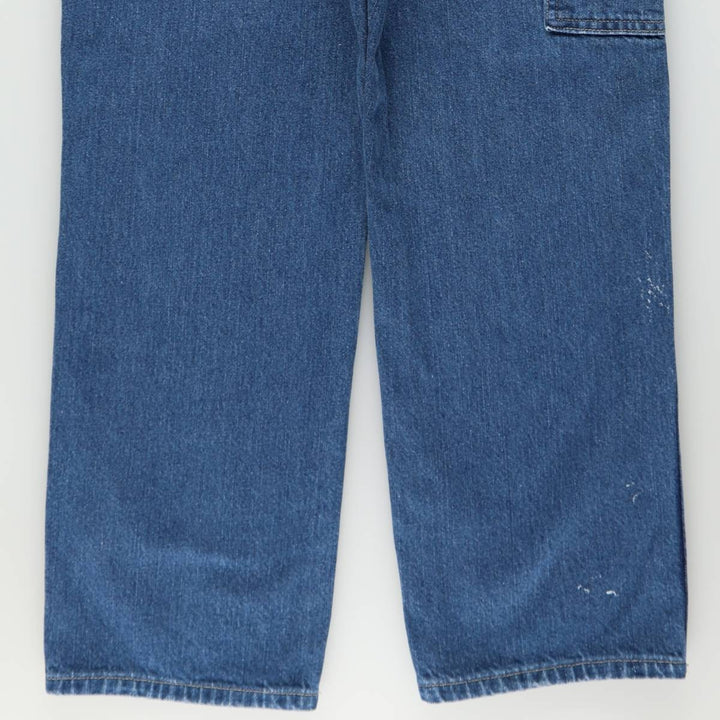 Dickies denim painter pants for men, equivalent to W34 cotton blue type Vintage Second Hand