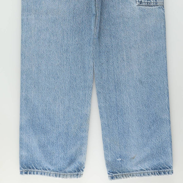 Dickies denim painter pants for men, equivalent to W33 cotton blue type Vintage Second Hand
