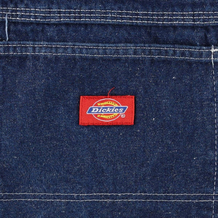 Dickies denim painter pants for men, equivalent to W34 unclear blue type Vintage Second Hand