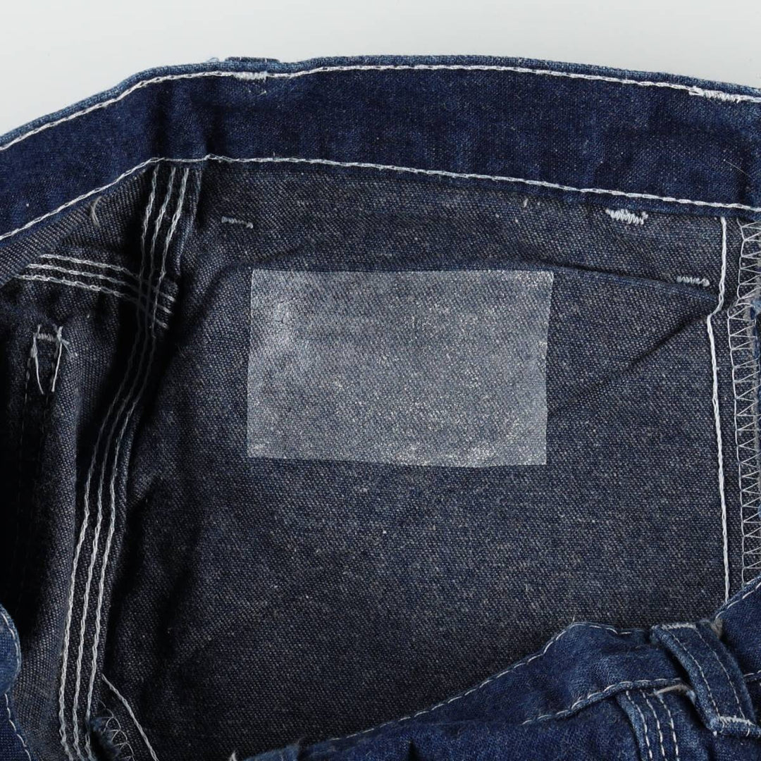 Dickies denim painter pants for men, equivalent to W34 unclear blue type Vintage Second Hand