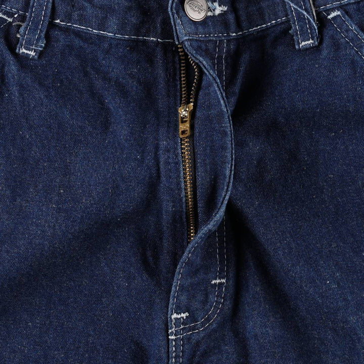 Dickies denim painter pants for men, equivalent to W34 unclear blue type Vintage Second Hand