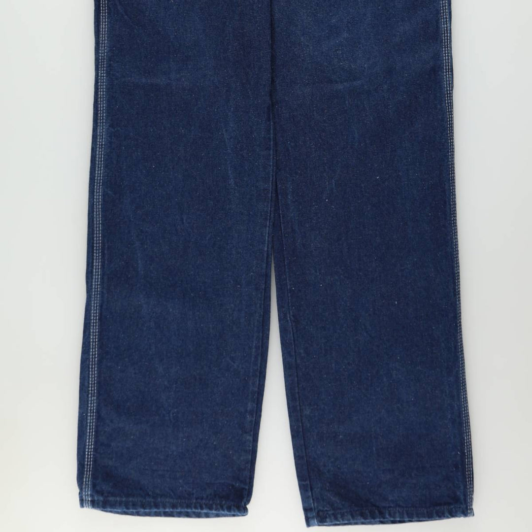 Dickies denim painter pants for men, equivalent to W34 unclear blue type Vintage Second Hand