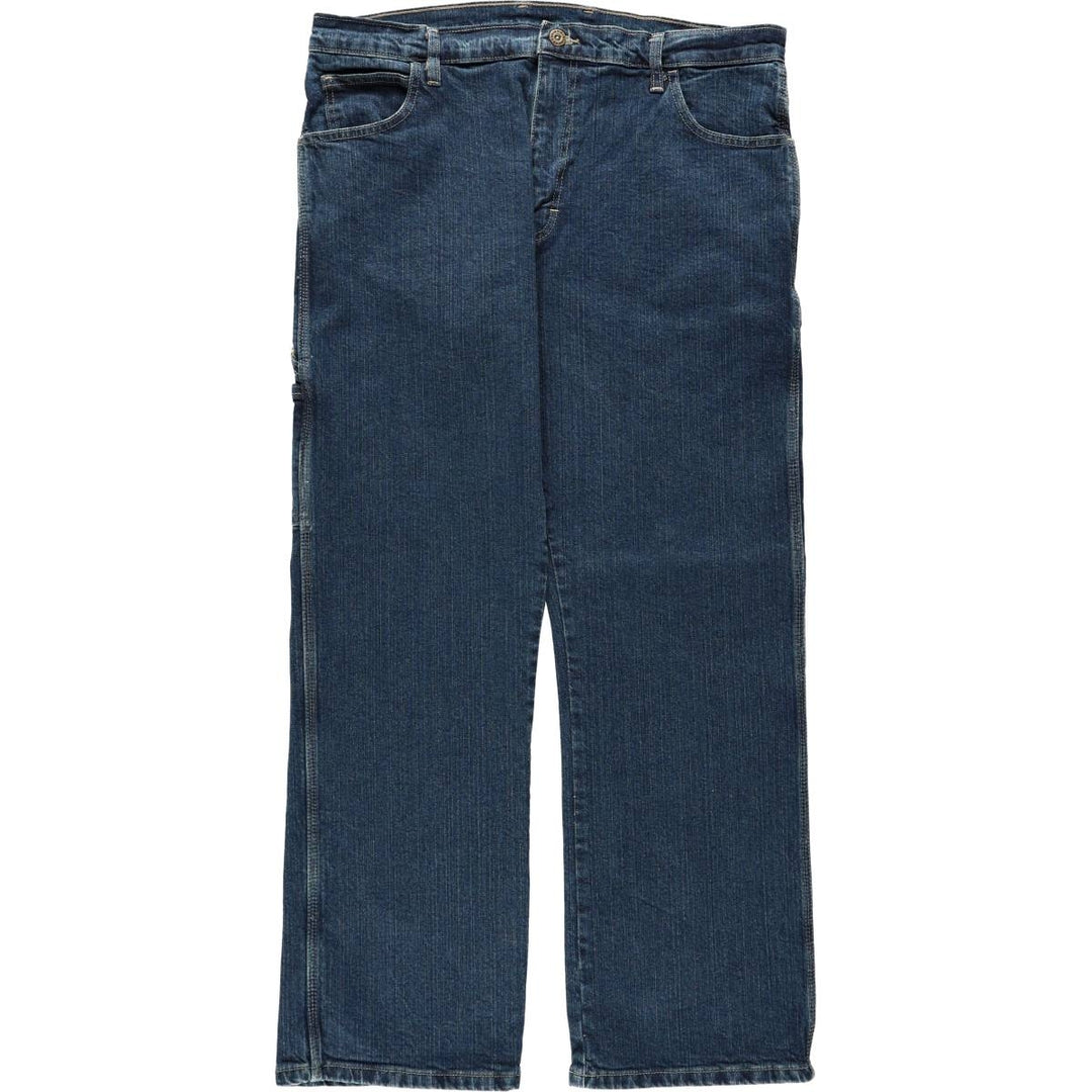 Dickies denim painter pants for men, equivalent to W37 cotton blue type Vintage Second Hand