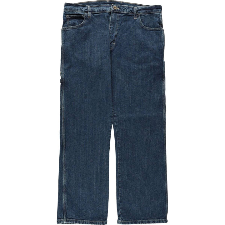Dickies denim painter pants for men, equivalent to W37 cotton blue type Vintage Second Hand