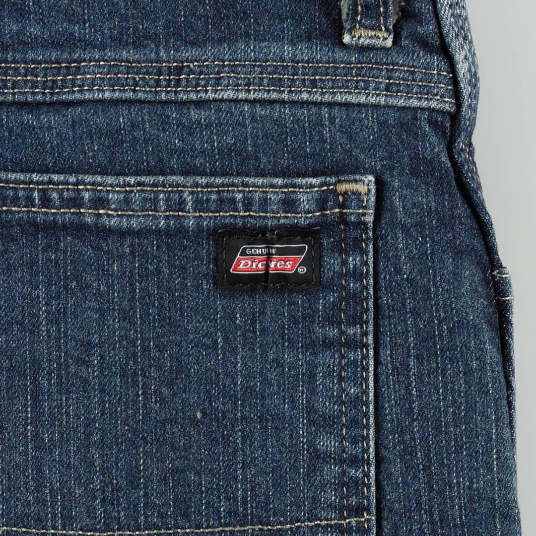Dickies denim painter pants for men, equivalent to W37 cotton blue type Vintage Second Hand