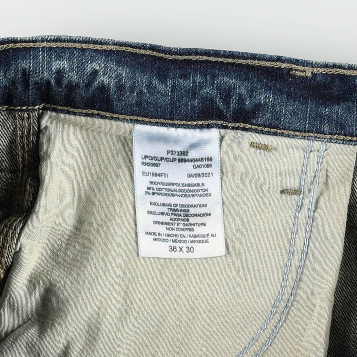 Dickies denim painter pants for men, equivalent to W37 cotton blue type Vintage Second Hand