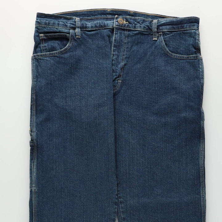 Dickies denim painter pants for men, equivalent to W37 cotton blue type Vintage Second Hand