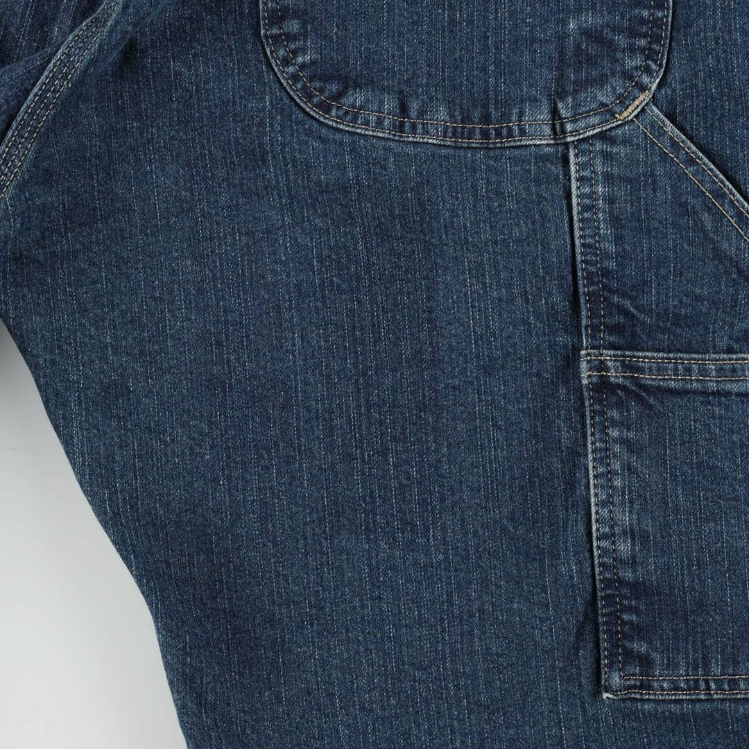 Dickies denim painter pants for men, equivalent to W37 cotton blue type Vintage Second Hand
