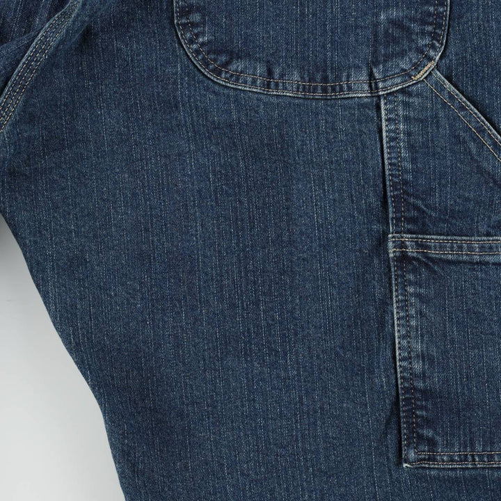Dickies denim painter pants for men, equivalent to W37 cotton blue type Vintage Second Hand