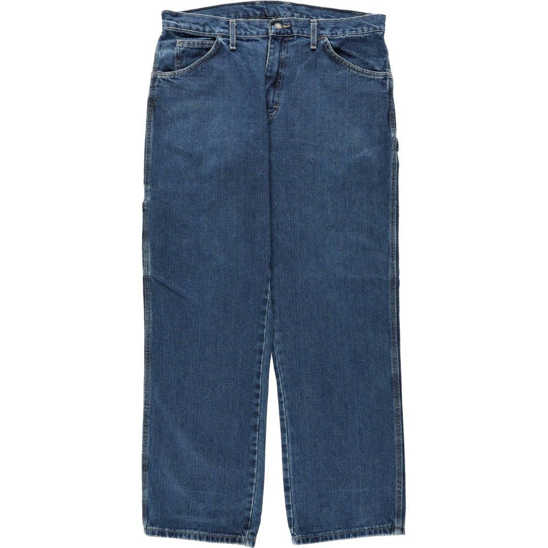 Dickies denim painter pants for men, equivalent to w36 cotton blue type Vintage Second Hand